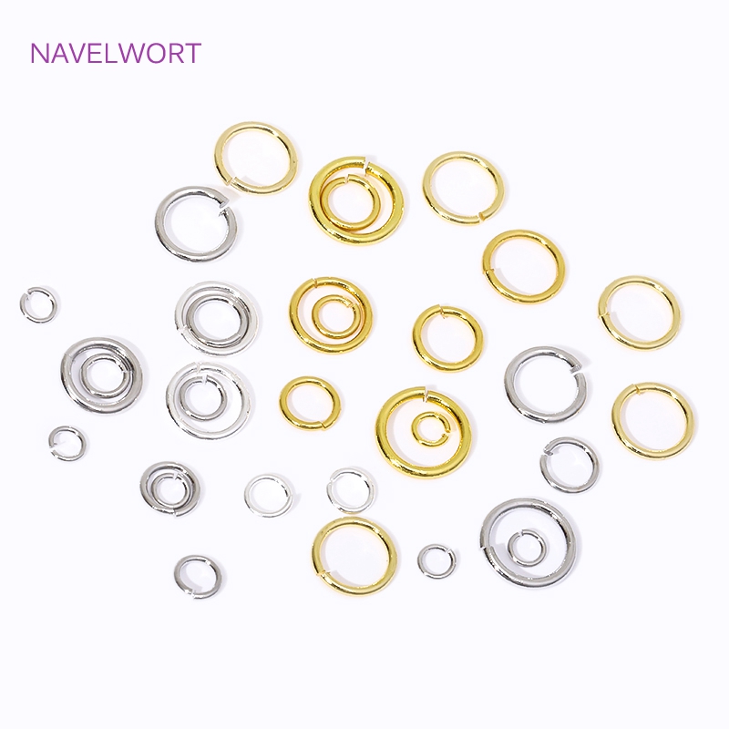 Jewelry Making Jump Rings - 14K/18K Vergulde Split Ring Open Ringetjes