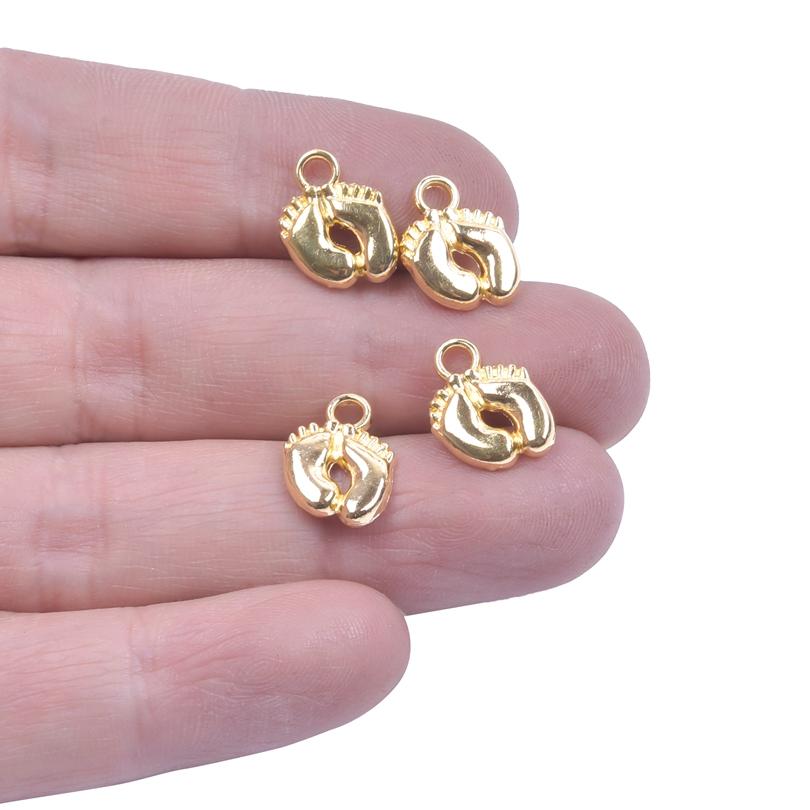 Jewelry Making 3 Year Old - 20-50 stuks Charms Baby Voeten Voet
