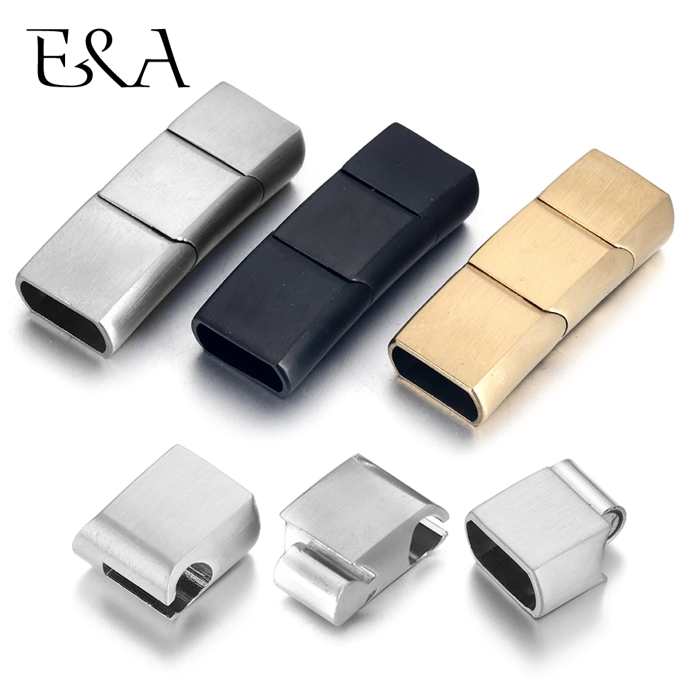 Jewelry Making Name - Uitgebreide roestvrijstalen sluiting Drie delen Magnetische