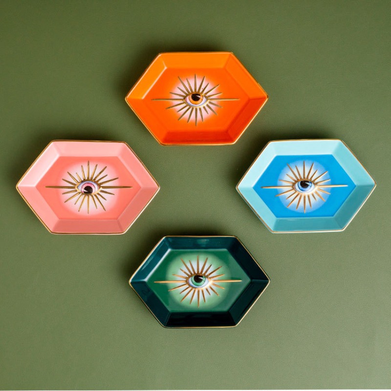 Jewelry Making Desk - Creatieve Kleurrijke Zeshoekige Oogbak Keramische Thuis