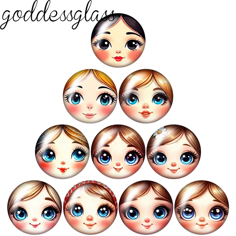 Jewelry Making 3 Year Old - Nieuwe Baby Meisje Pop Gezicht Cartoon