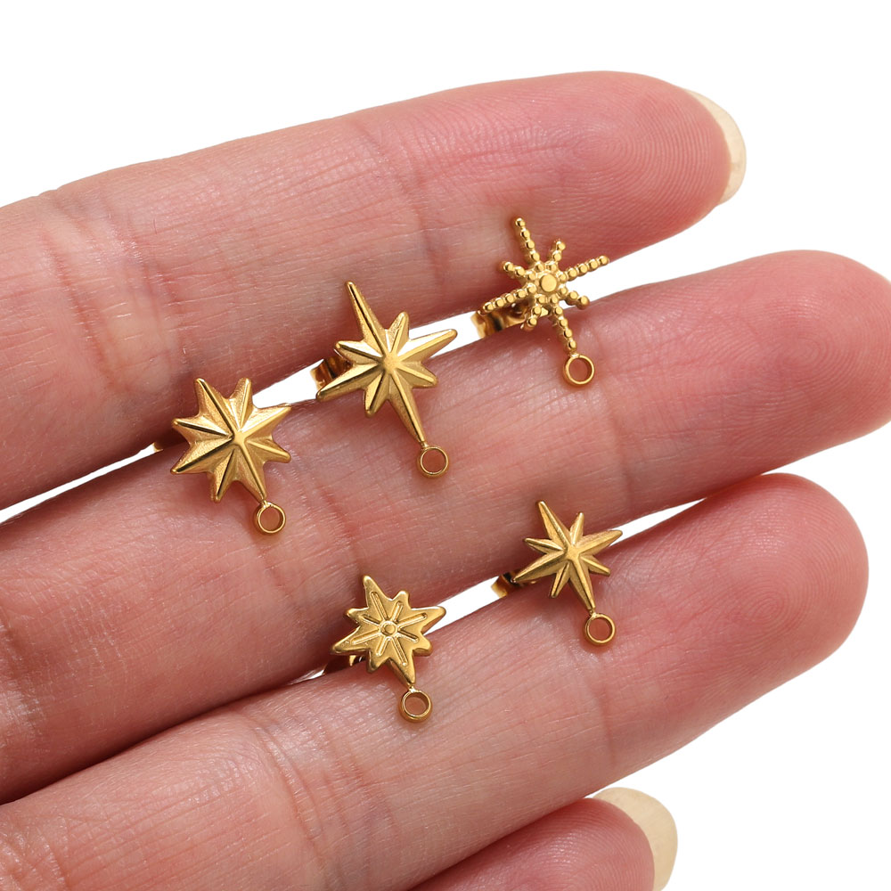Jewelry Making Degree - 6 stuks roestvrijstalen steroorbellen studs voor