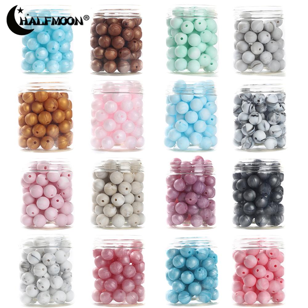 Jewelry Making 3 Year Old - 50 Stuks Gebotteld Siliconen Ronde Kralen