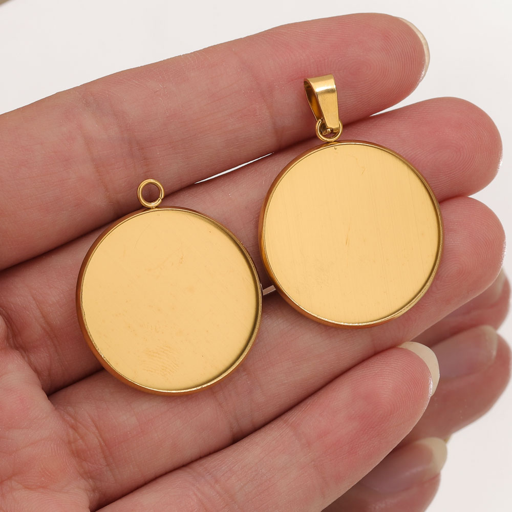 Jewelry Making With Resin - 10st roestvrij staal gouden hangers hars
