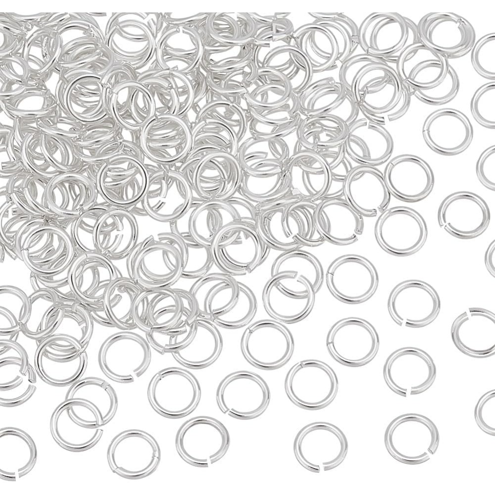 Jewelry Making Jump Rings - 200 stuks 925 sterling verzilverde open