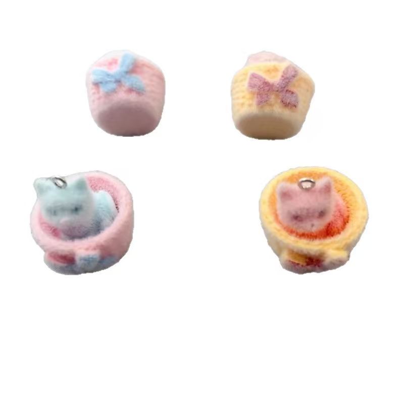 4 stuks 3D pluche hars kattenh - Jewelry Making With Resin recensie en prijs
