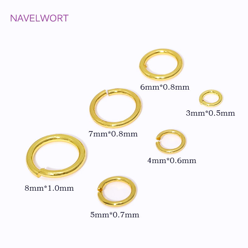 14K/18K Vergulde Split Ring Op - Jewelry Making Jump Rings recensie en prijs