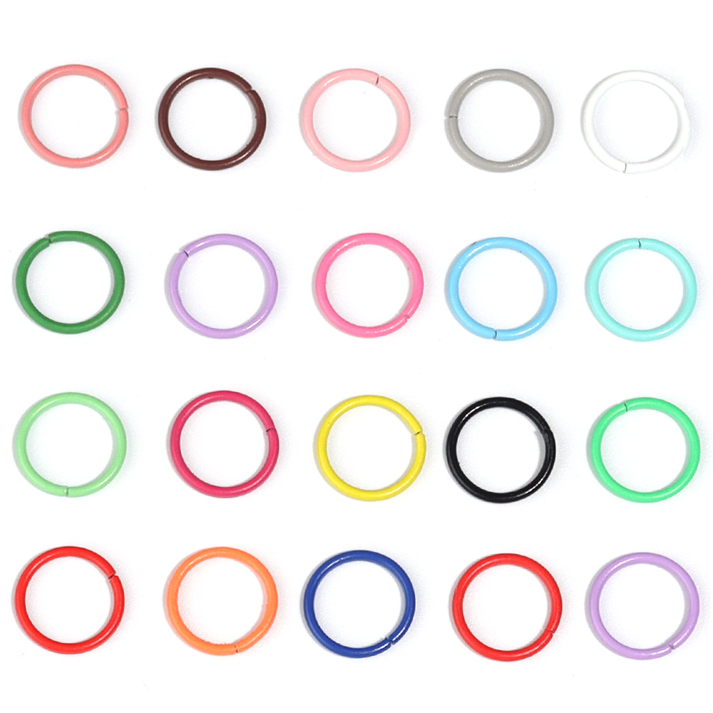 50 stuks 8/10mm ijzeren splitr - Jewelry Making Jump Rings recensie en prijs