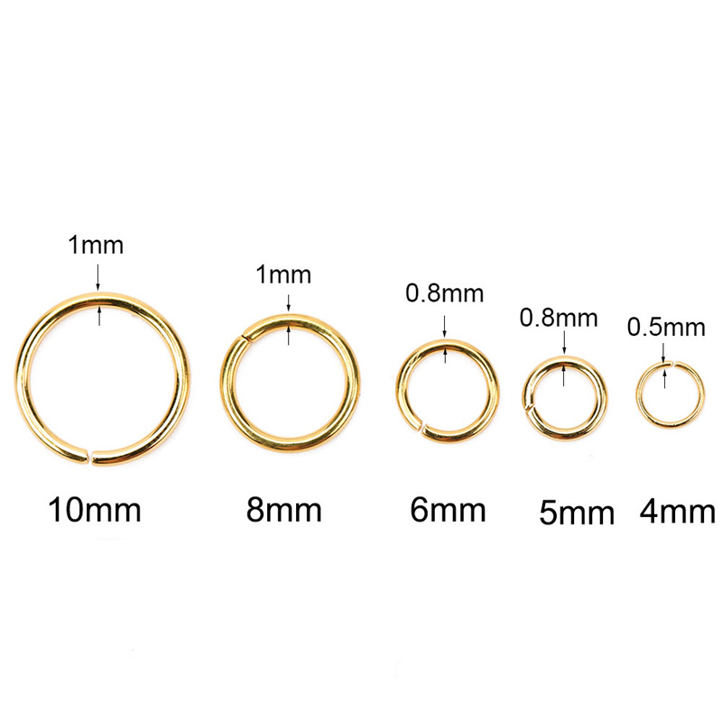 100 stks PVD Nooit Vervagen Rv - Jump Ring Assorted recensie en prijs