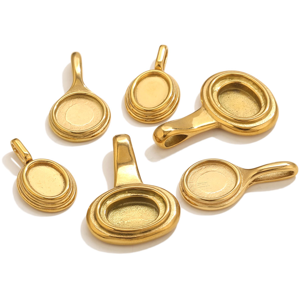 5 stuks roestvrij staal ronde  - Jewelry Making With Resin recensie en prijs