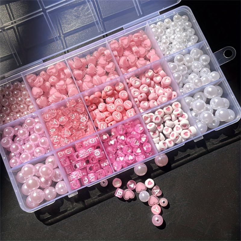 10-delige roze alfabetdoos, ac - Jewelry Making Degree recensie en prijs