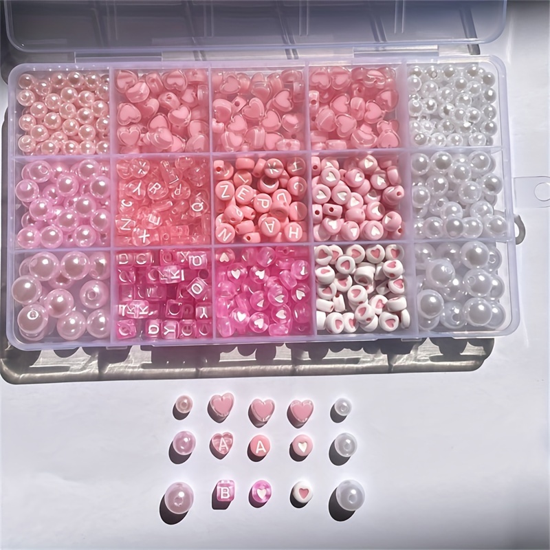 10-delige roze alfabetdoos, ac - Jewelry Making Degree recensie en prijs