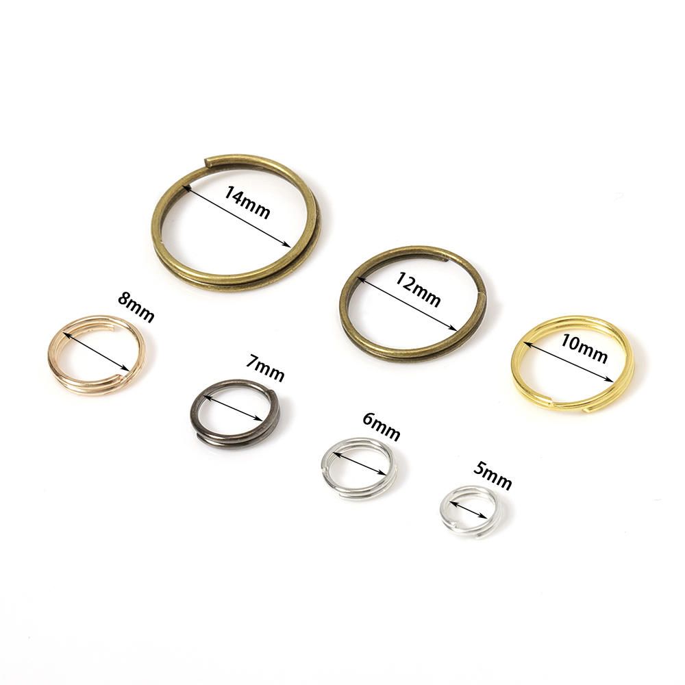 200 stuks 5-14mm sleutelringen - Jewelry Making Jump Rings recensie en prijs