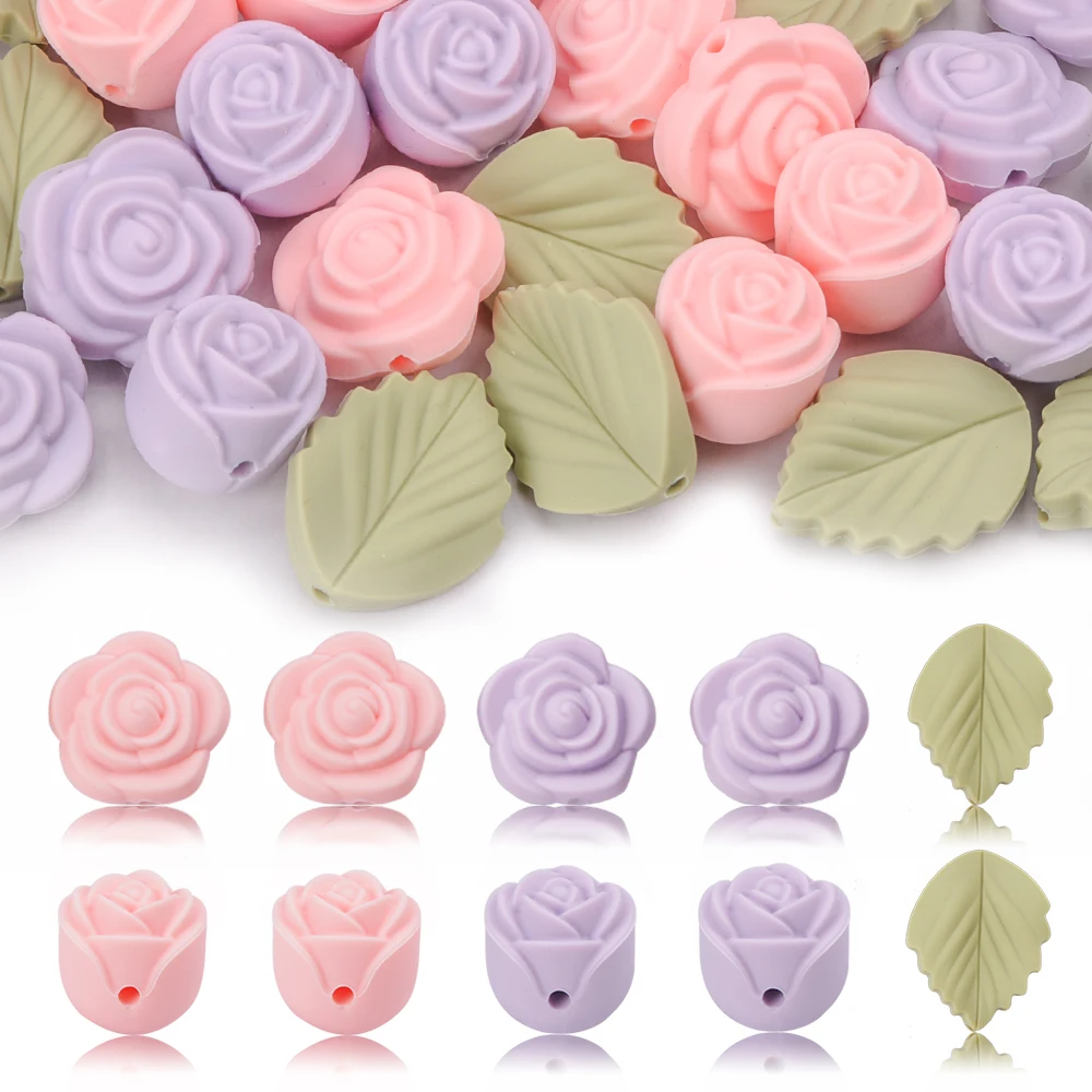 LOFCA 30 Stuks Rose Siliconen  - Jewelry Making 3 Year Old recensie en prijs