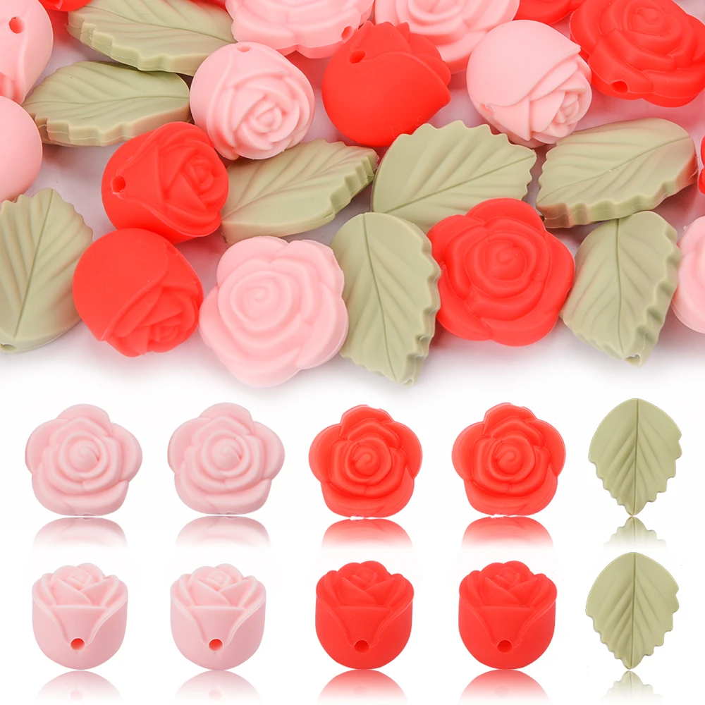 LOFCA 30 Stuks Rose Siliconen  - Jewelry Making 3 Year Old recensie en prijs