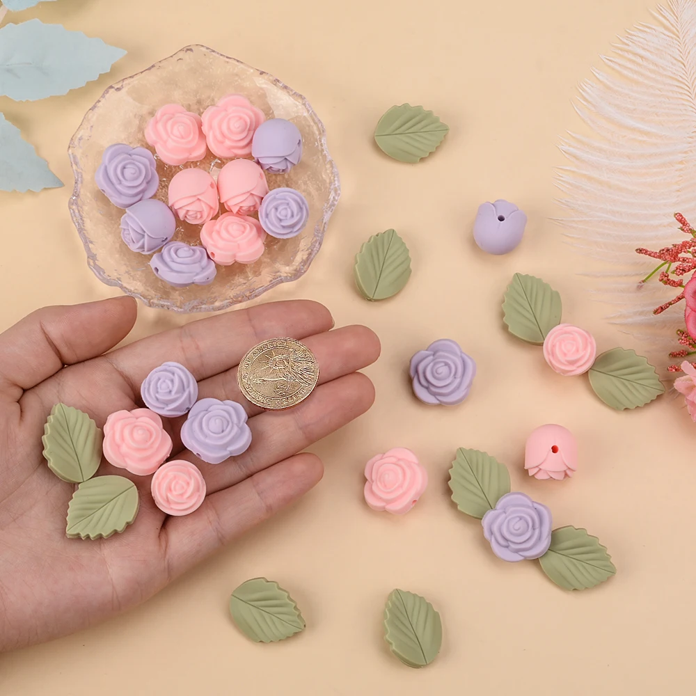 LOFCA 30 Stuks Rose Siliconen  - Jewelry Making 3 Year Old recensie en prijs