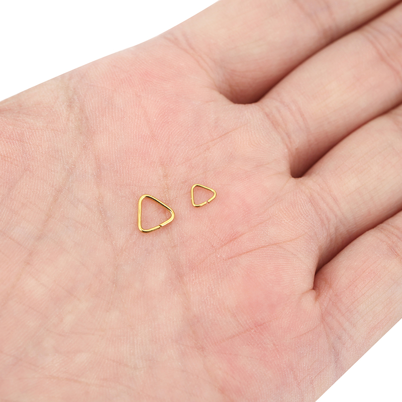 50 stuks 5mm 8mm RVS Driehoeki - Jewelry Making Jump Rings recensie en prijs