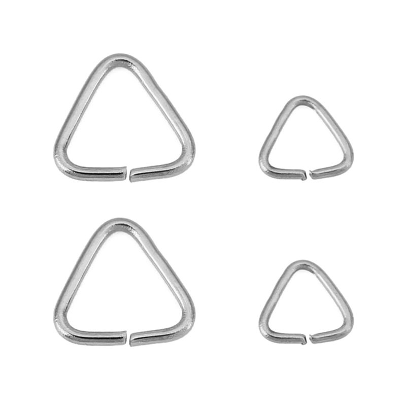 50 stuks 5mm 8mm RVS Driehoeki - Jewelry Making Jump Rings recensie en prijs