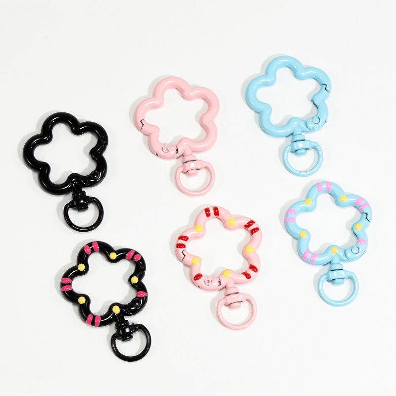 5 stks Bloem Metalen Karabijn  - Jewelry Making Name recensie en prijs