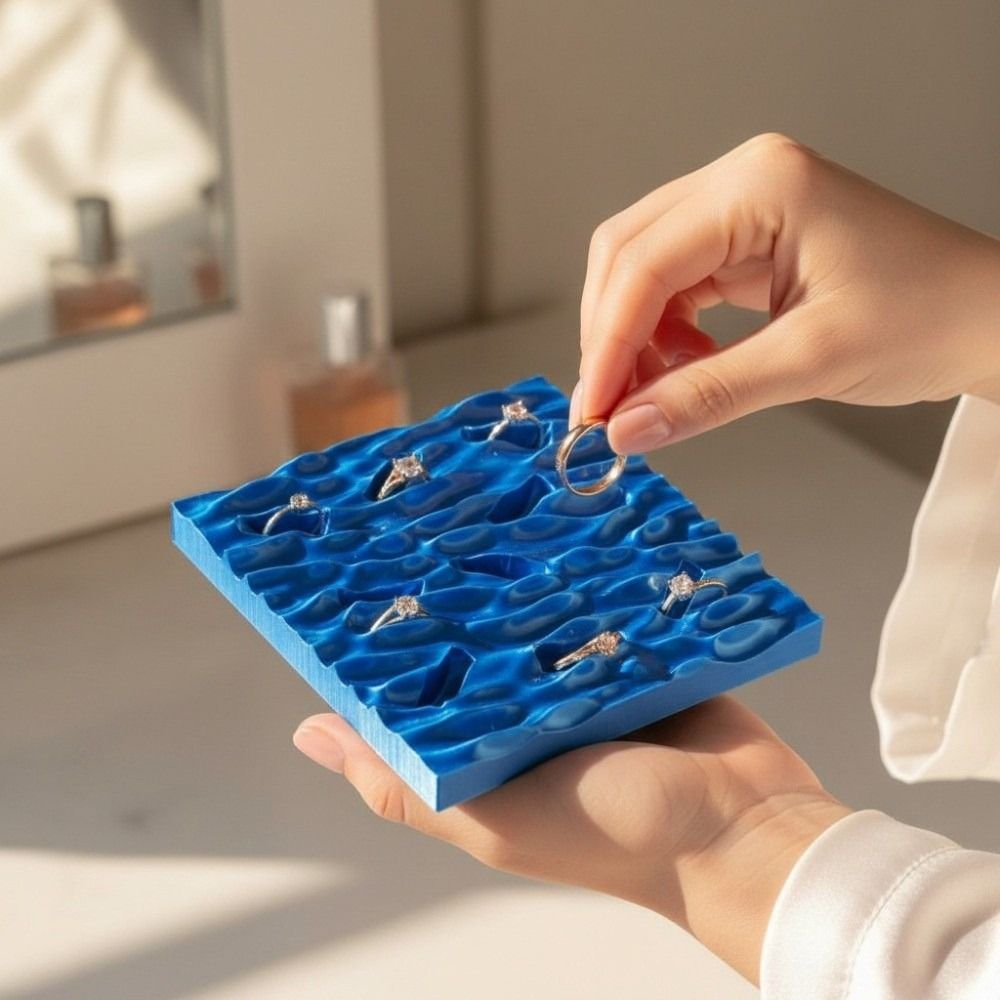 Sea Wave Ring Display Platen C - Jewelry Making Desk recensie en prijs
