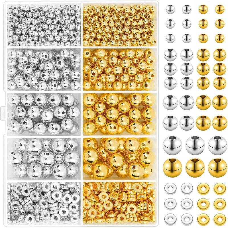 1000 stks Gouden Spacer Kralen - Jewelry Making Degree recensie en prijs