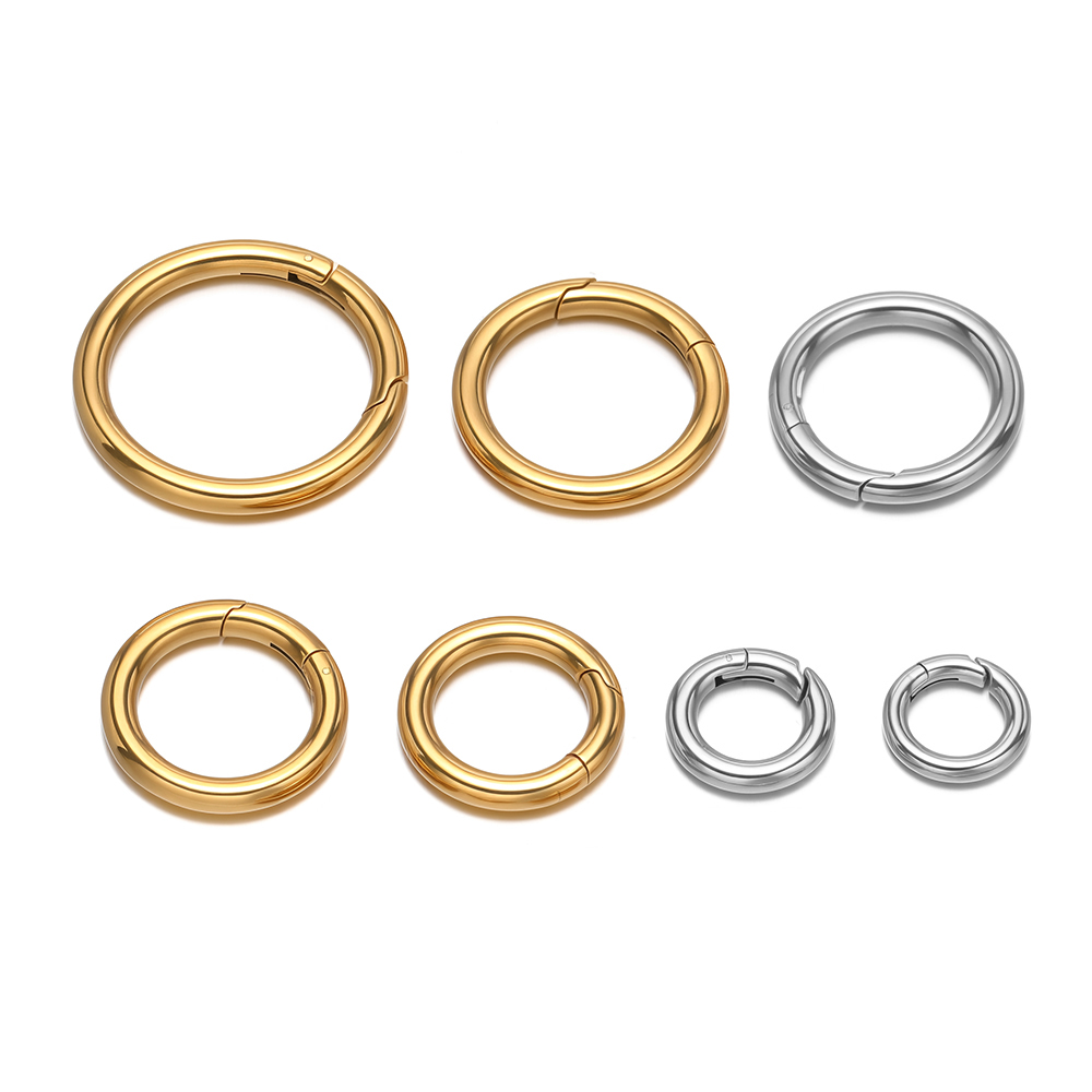 2 stks/partij Ronde Lente Slui - Jewelry Making Name recensie en prijs