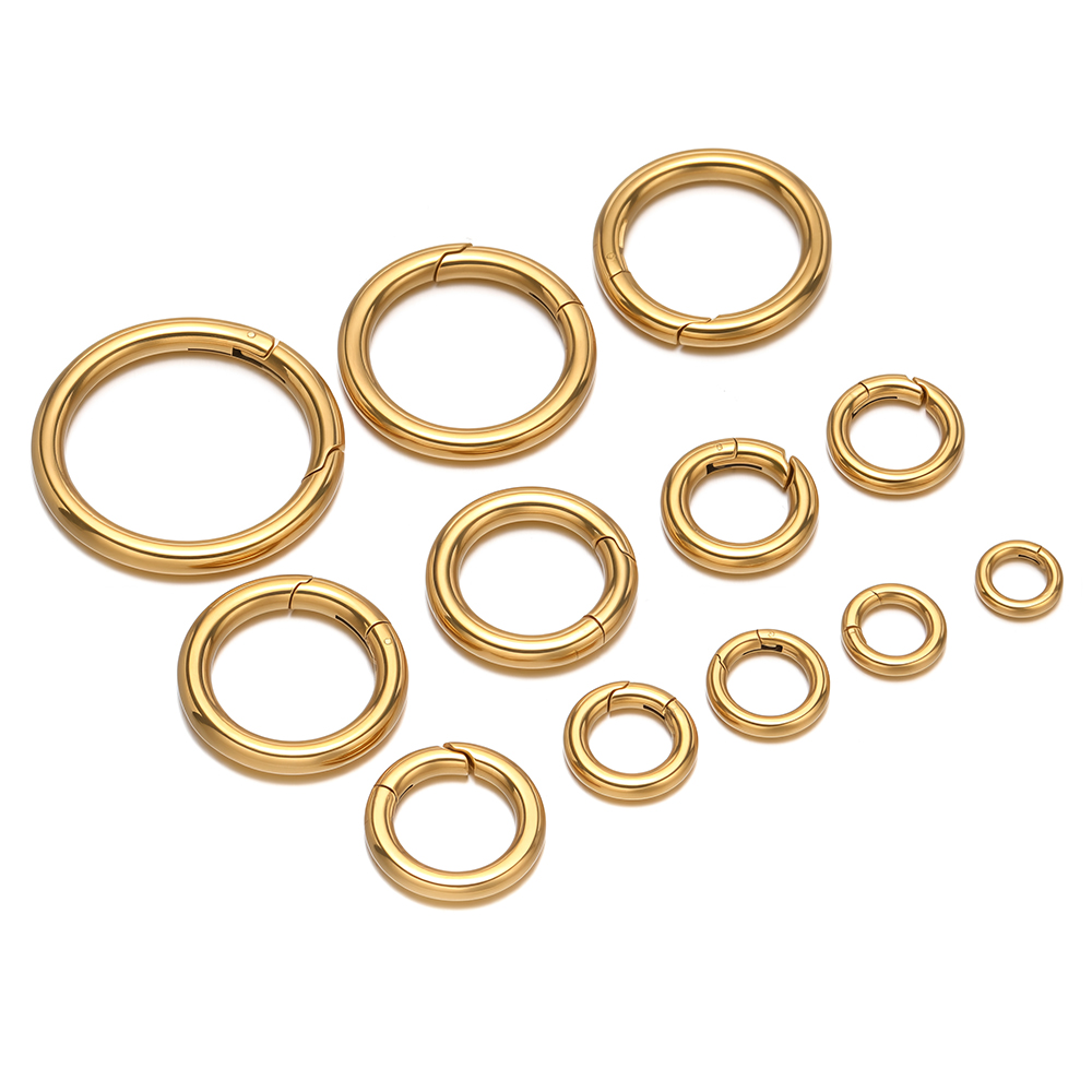 2 stks/partij Ronde Lente Slui - Jewelry Making Name recensie en prijs