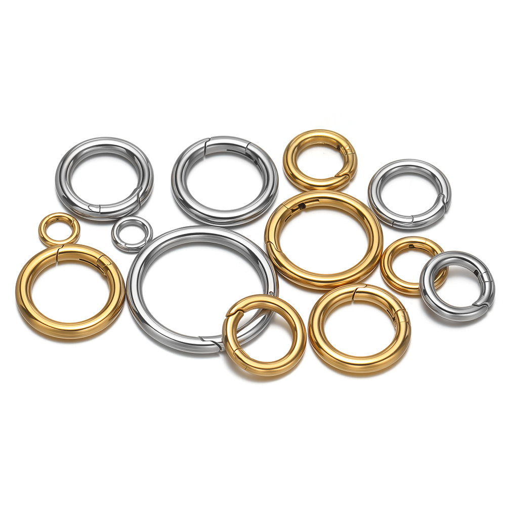 2 stks/partij Ronde Lente Slui - Jewelry Making Name recensie en prijs