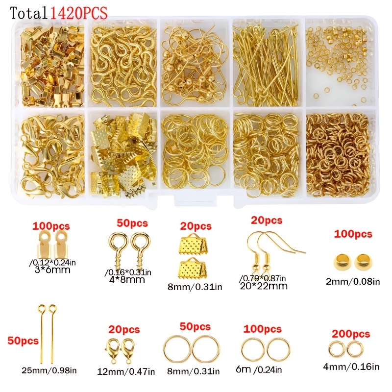 1420 stuks 1 doos Sieraden Fin - Jewelry Making Jump Rings recensie en prijs