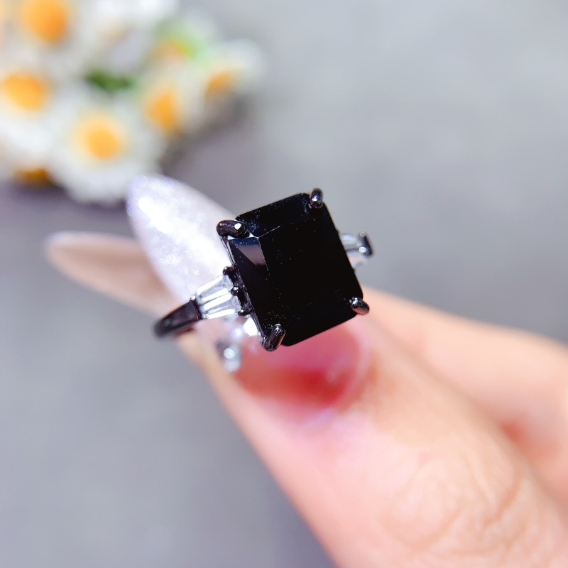 Natuurlijke rechthoek zwarte s - Jewelry Making University recensie en prijs